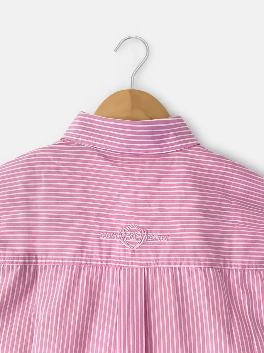 Men’s Up Town Pink & White Shirt