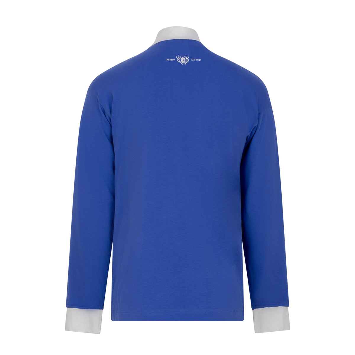 Digby & Litten Moorland Mist Rugby Shirt — back view.
