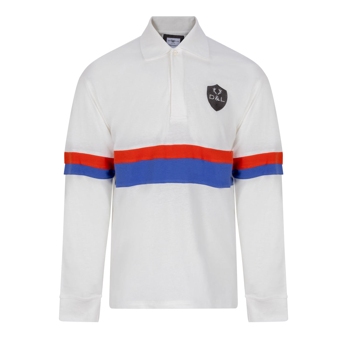 Digby & Litten Sunrise Rugby Shirt — front view.