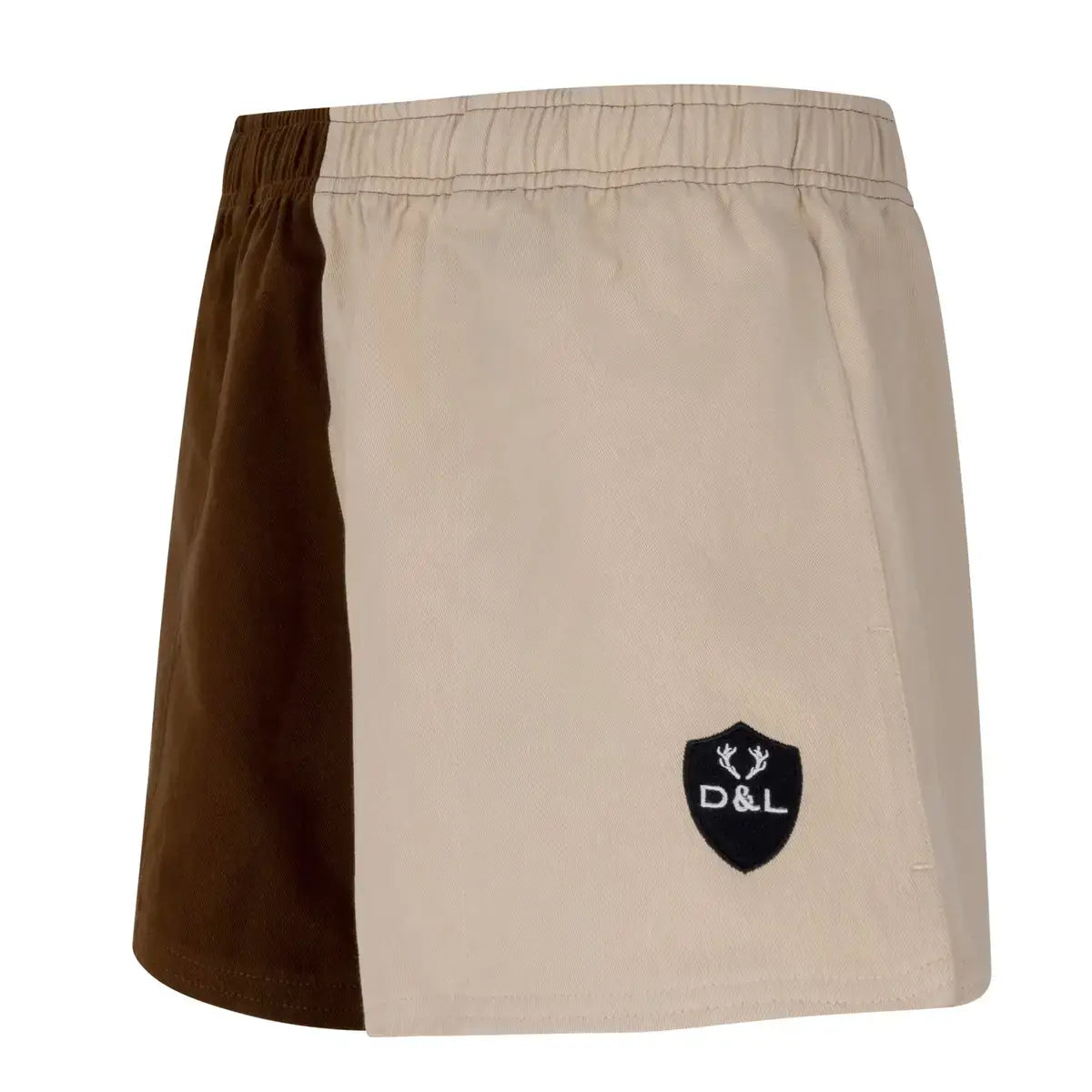 Men’s – Cappuccino & Cream Rugby Shorts – Digby & Litten