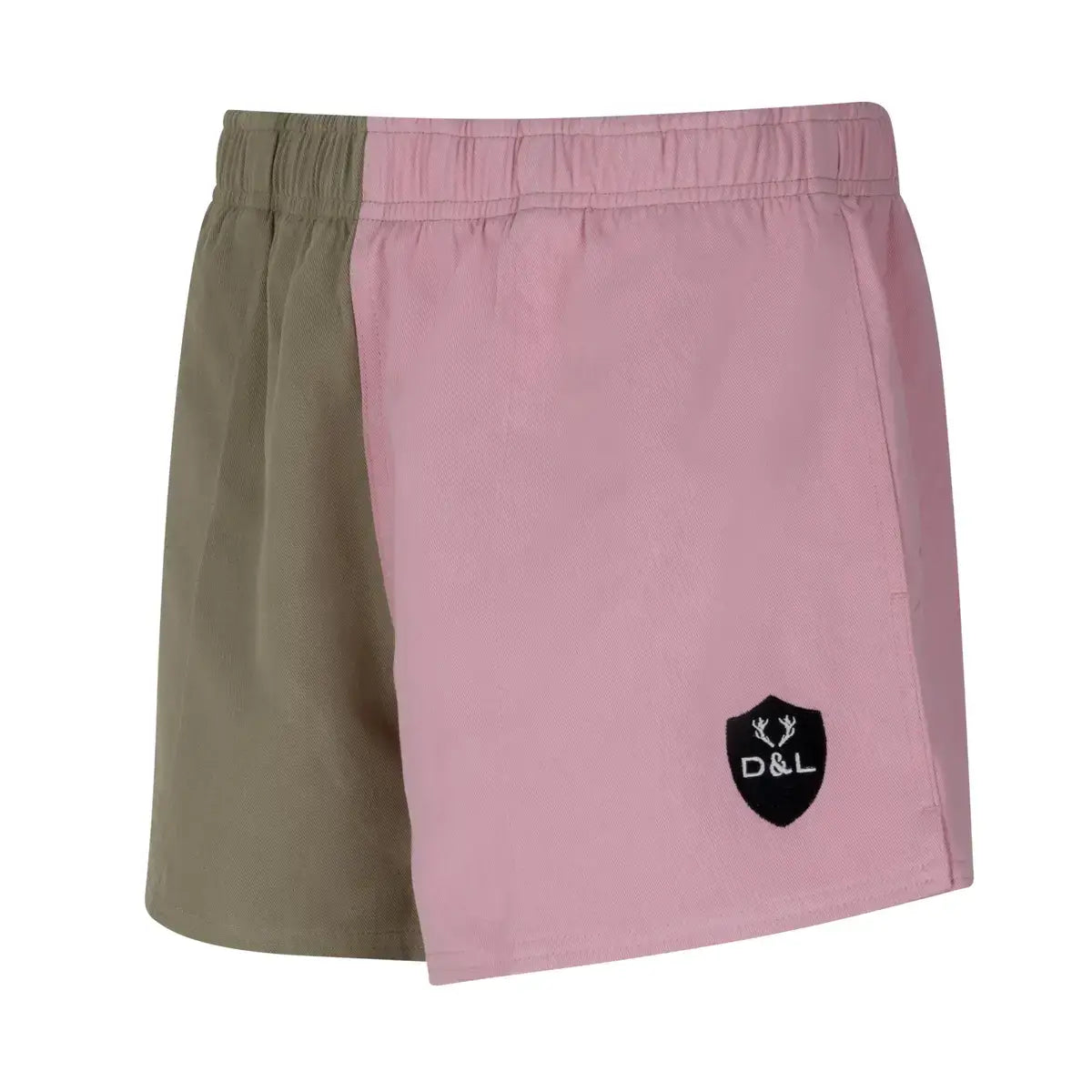 Women’s – Pink & Green Rugby Shorts – Digby & Litten