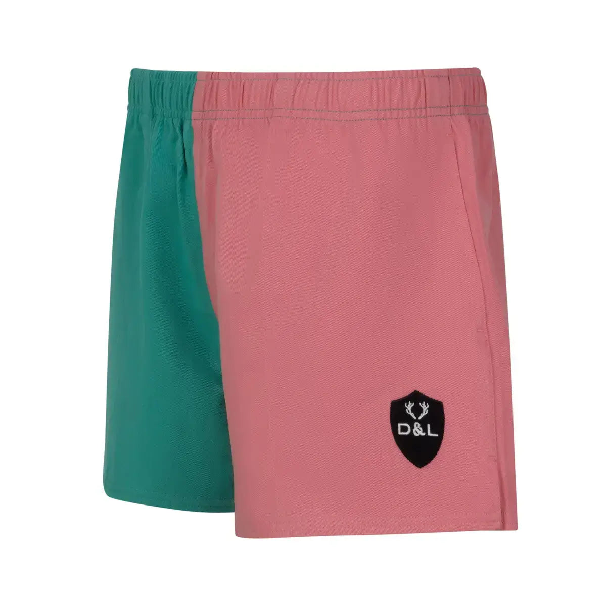 Women’s – Coral & Turquoise Rugby Shorts – Digby & Litten