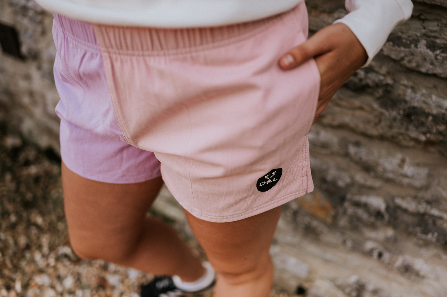 Women’s – Pink & Purple Rugby Shorts – Digby & Litten