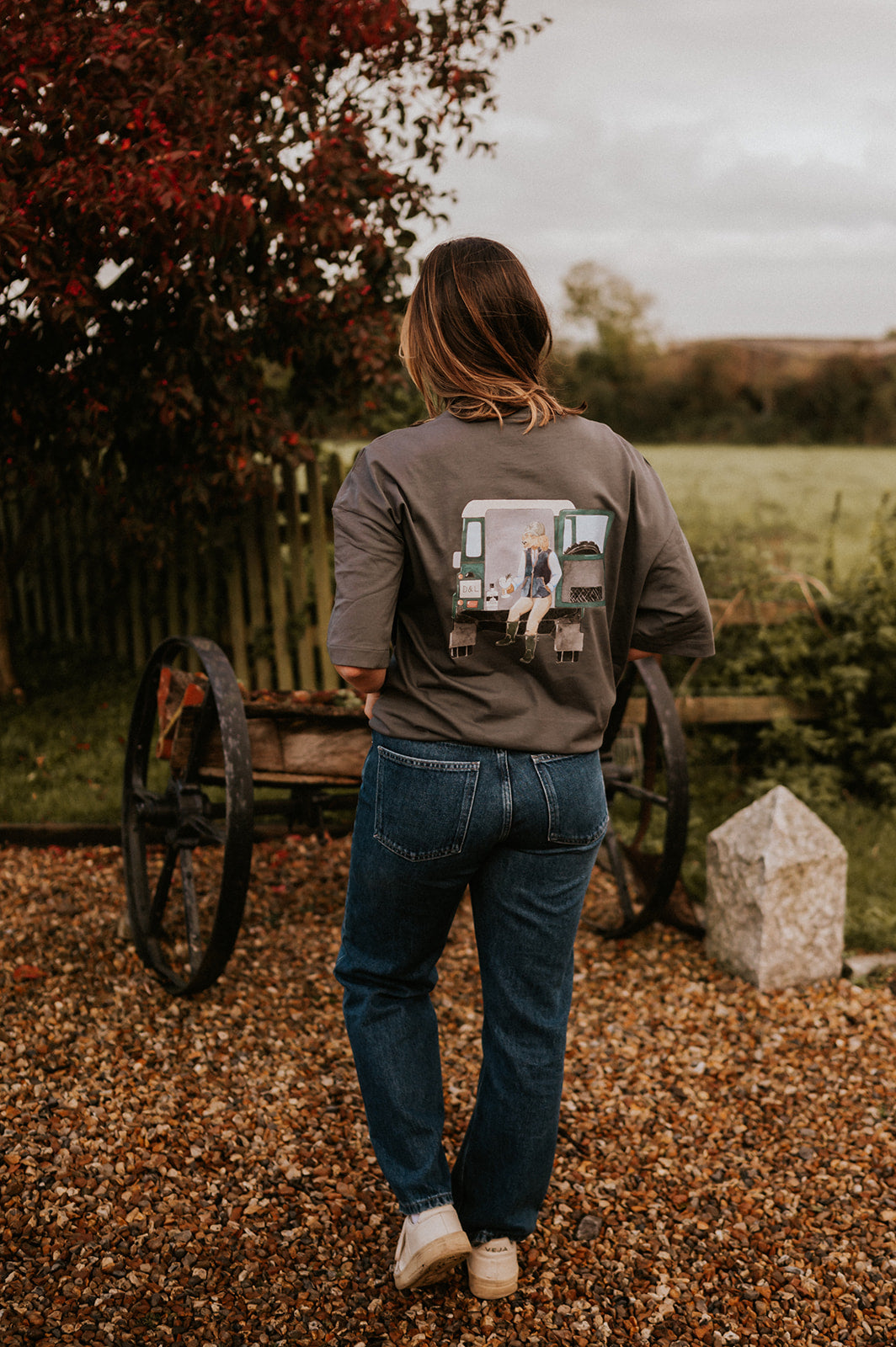 Digby Landrover T-shirt Charcoal