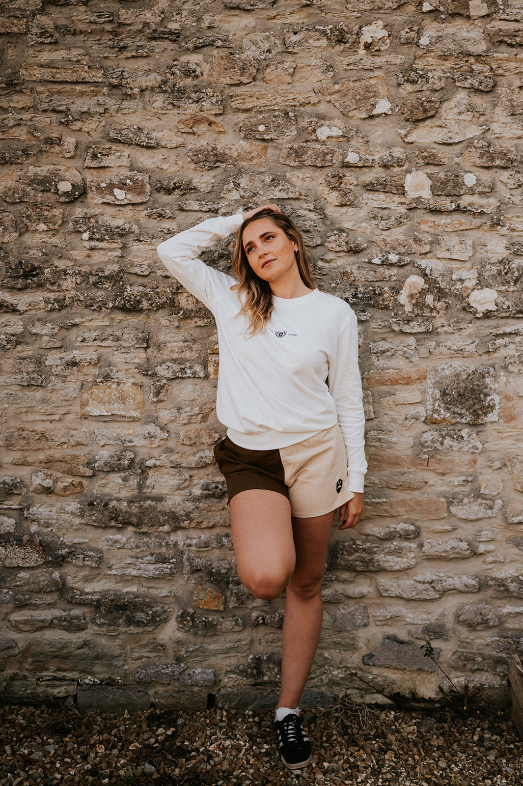 Women’s – Cappuccino & Cream Rugby Shorts – Digby & Litten