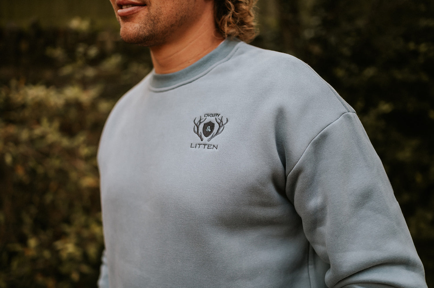 Stone Blue Crewneck Sweatshirt
