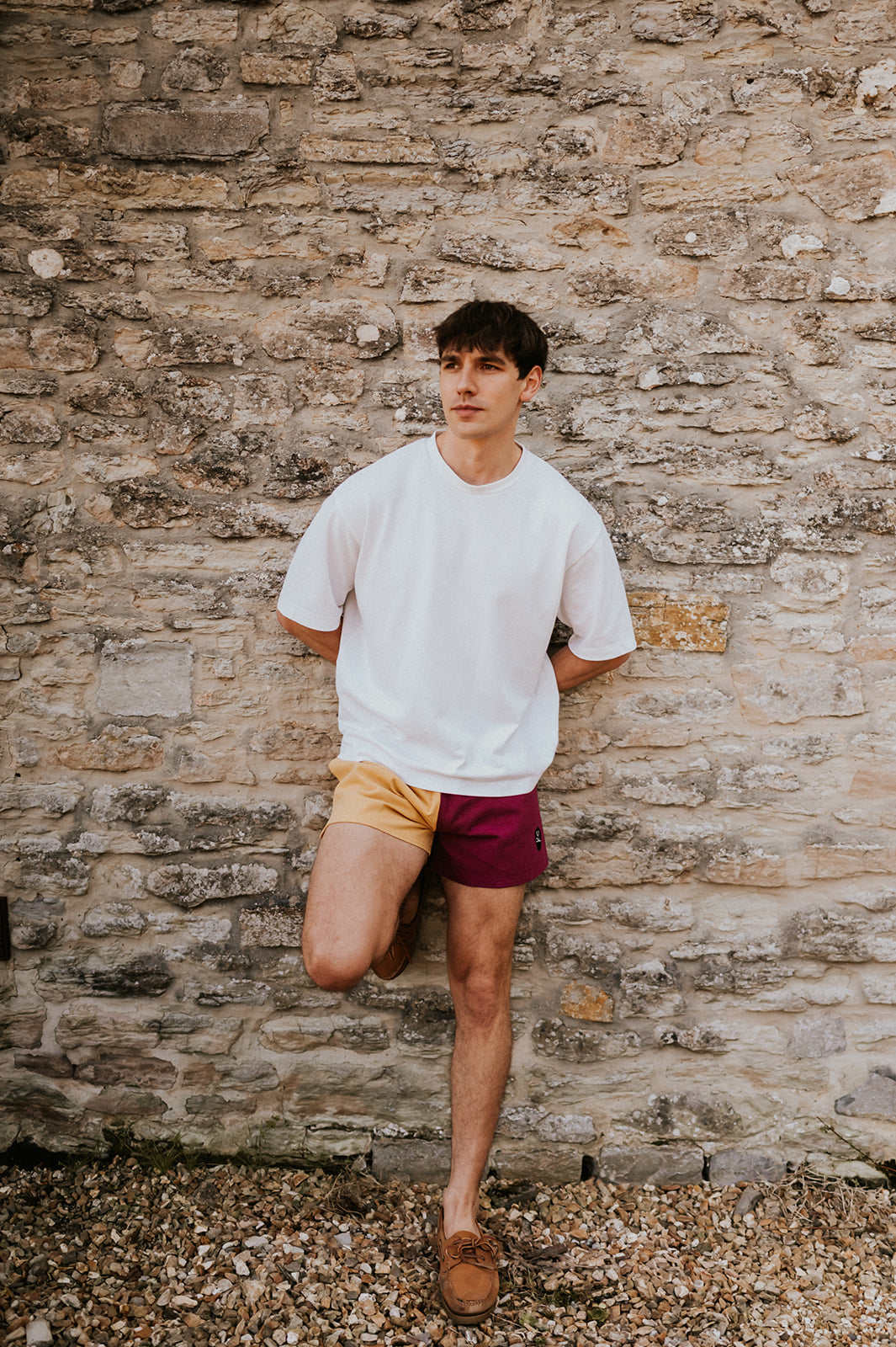 Men’s – Maroon & Gold Rugby Shorts – Digby & Litten