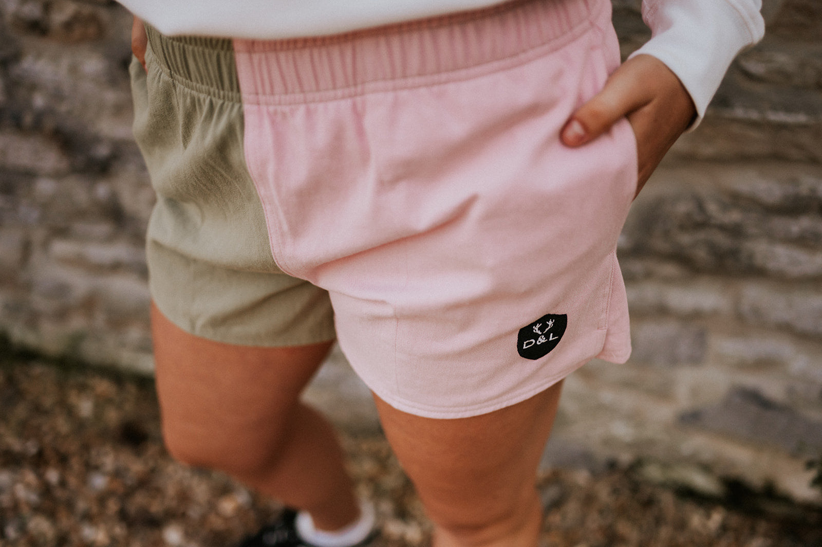 Women’s – Pink & Green Rugby Shorts – Digby & Litten