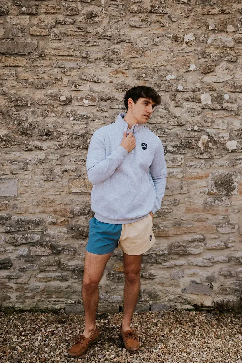 Blue & Cream Rugby Shorts – Digby & Litten