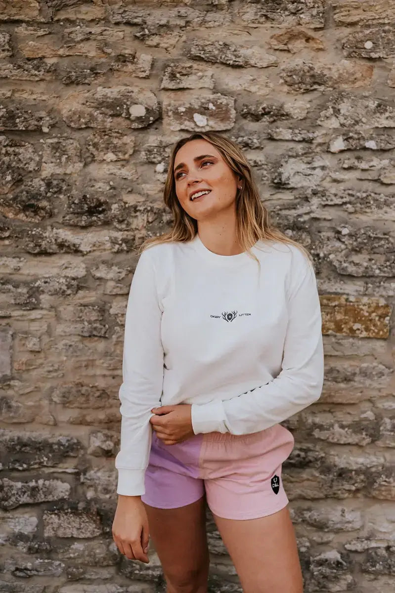 Women’s – Pink & Purple Rugby Shorts – Digby & Litten