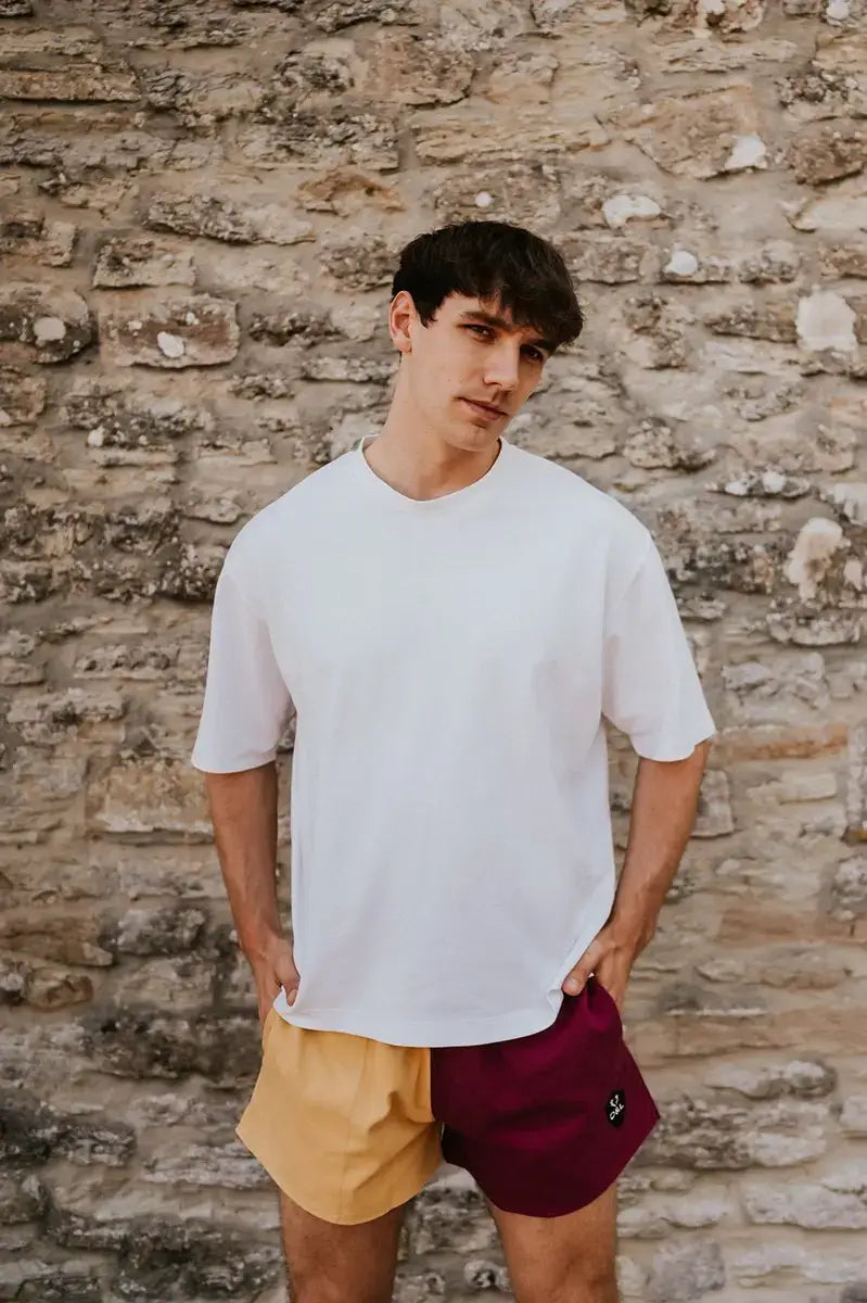 Men’s – Maroon & Gold Rugby Shorts – Digby & Litten