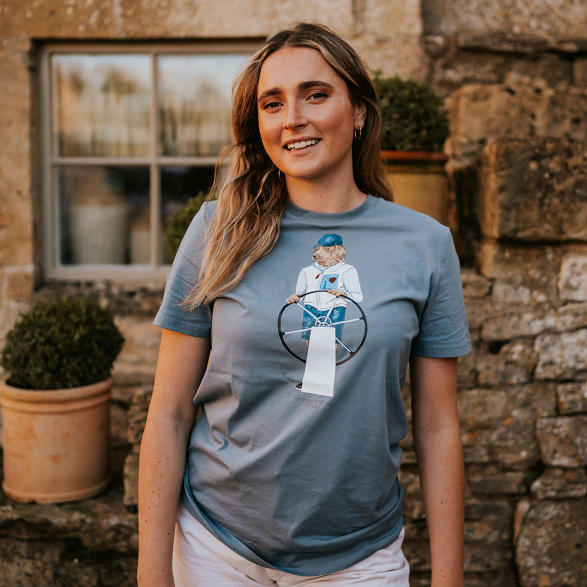 Digby & Litten Boating T-Shirt — shown worn.