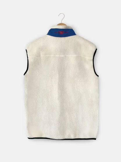 Abduco White Fleece Gilet