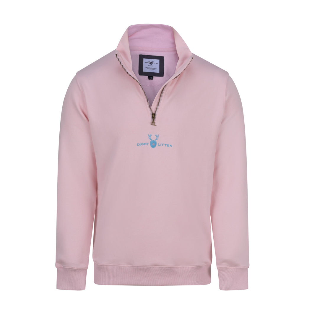 Ashdown Blush Quarter-Zip Sweatshirt