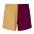 Digby & Litten Maroon & Gold Rugby Shorts — angled product view.