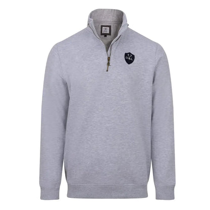 Grey Ptarmigan Quarter Zip Sweatshirt