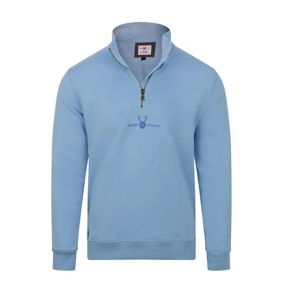 Baby Blue Ptarmigan Quarter Zip Sweatshirt