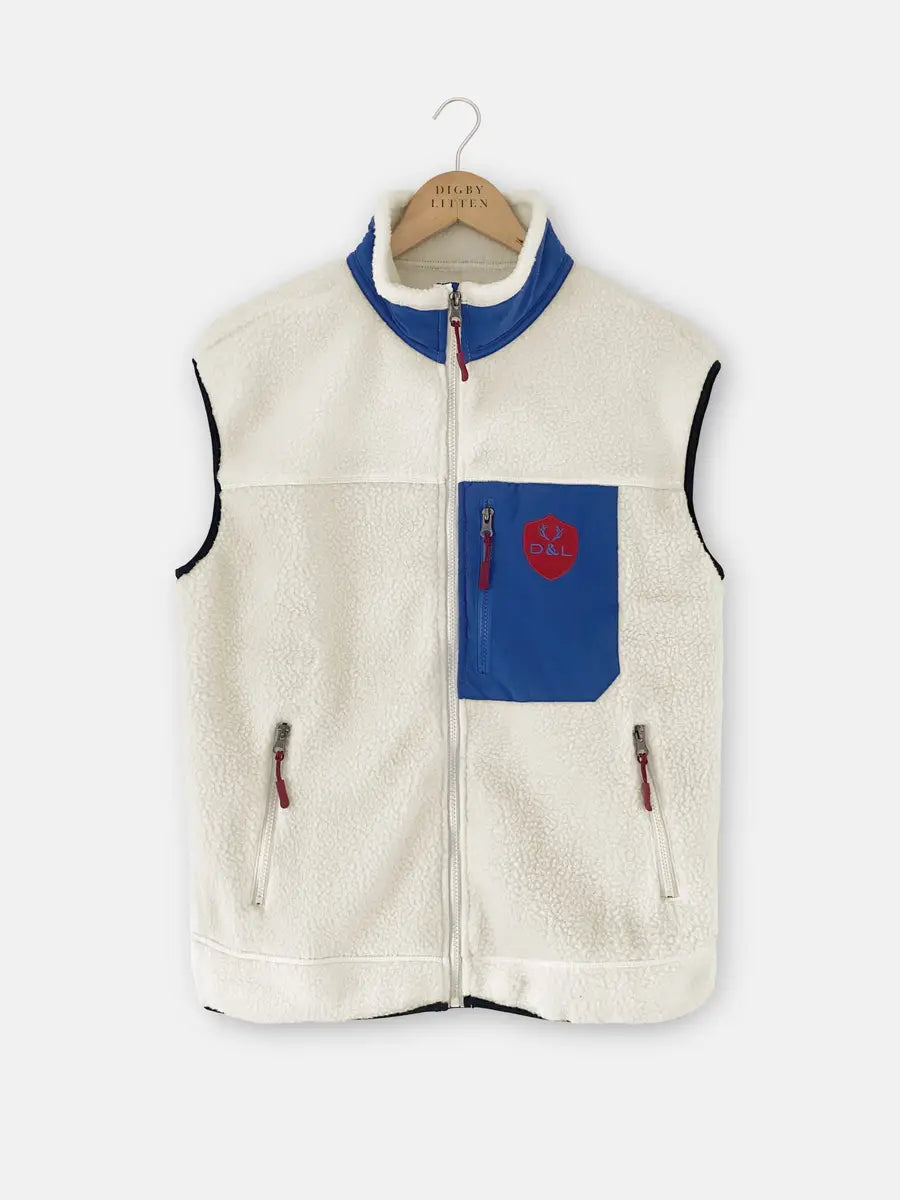 Abduco White Fleece Gilet