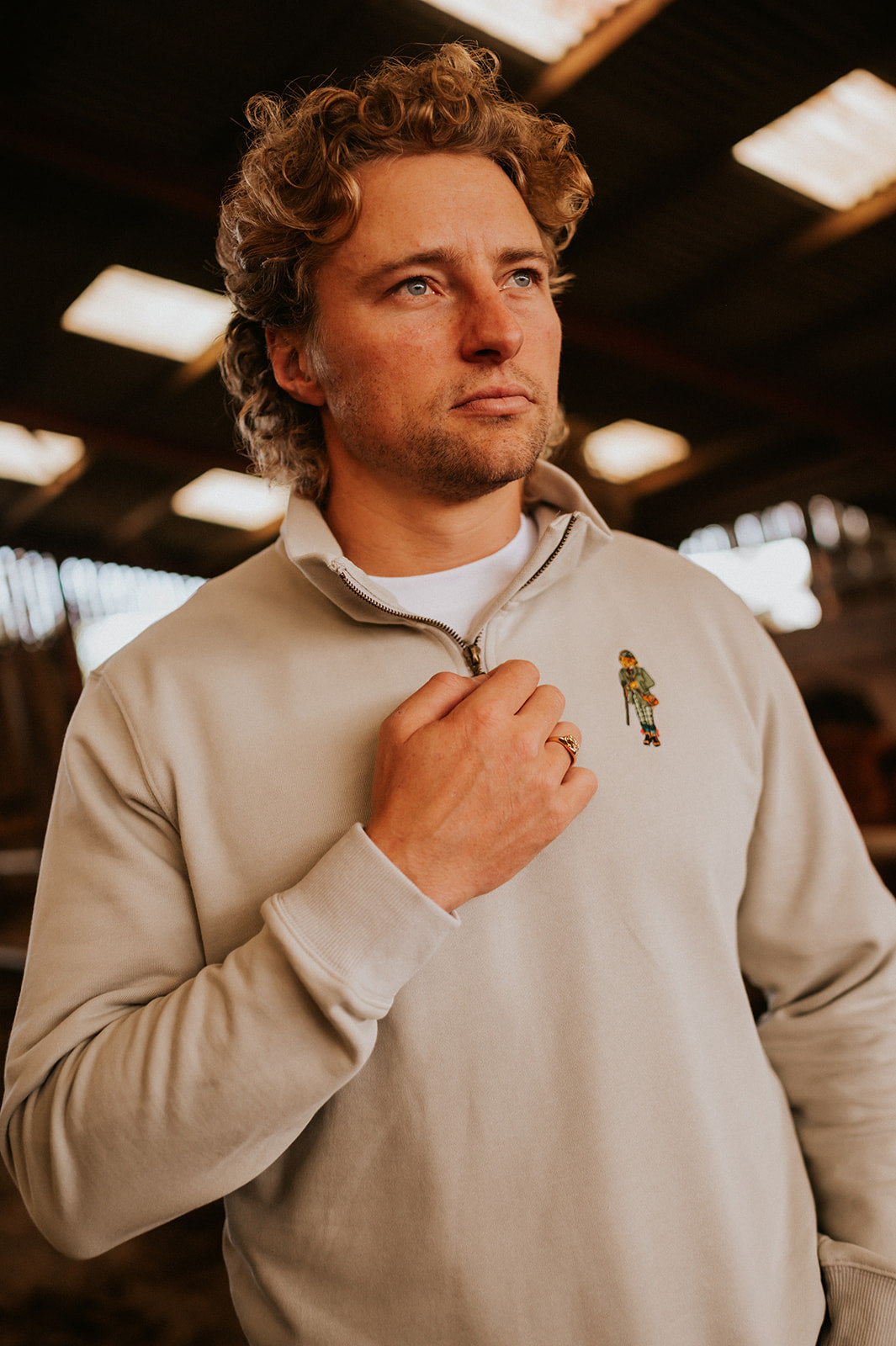 Double Barrel Quarter-Zip Sweatshirt