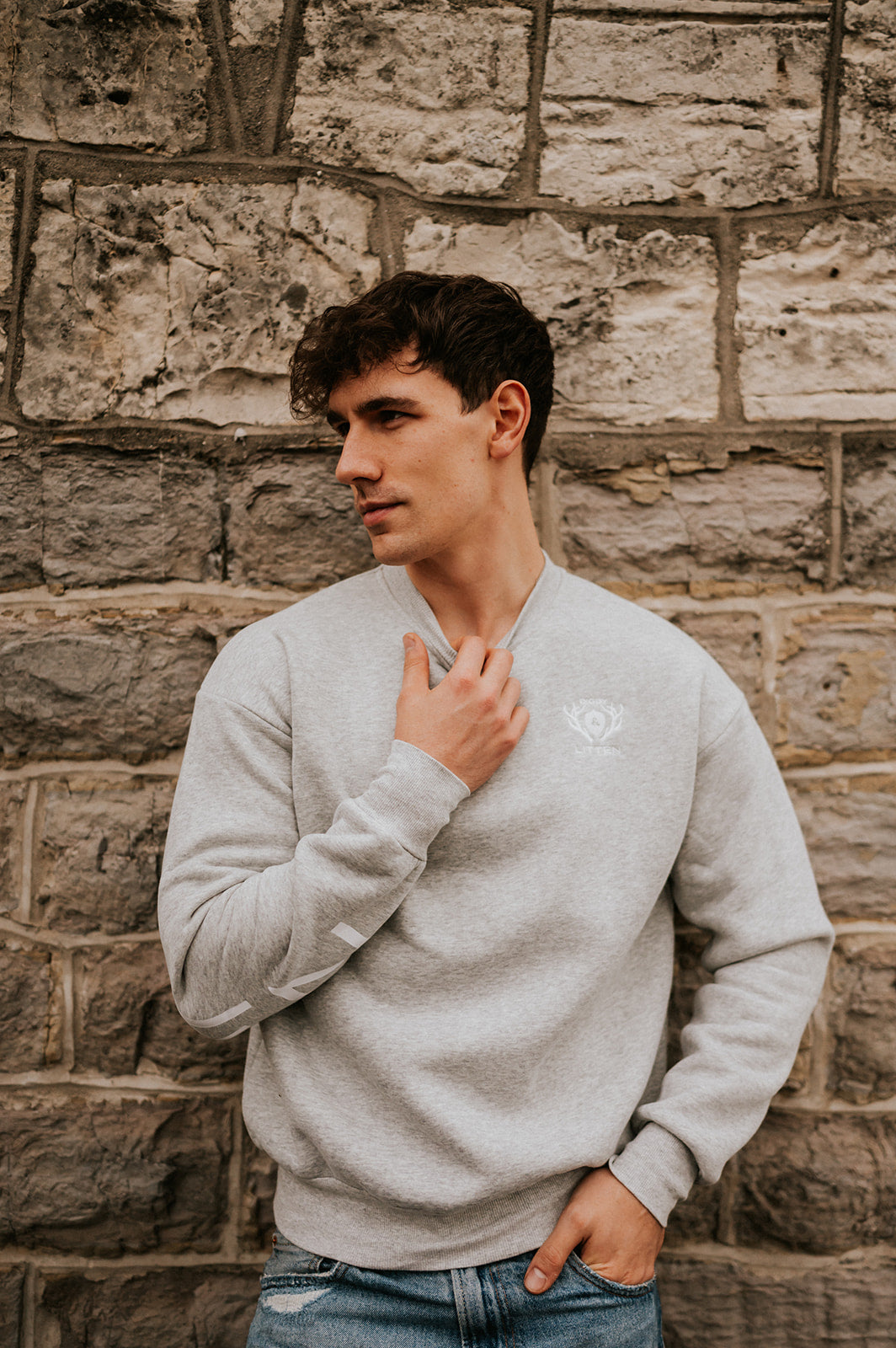 Grey Crewneck Sweatshirt