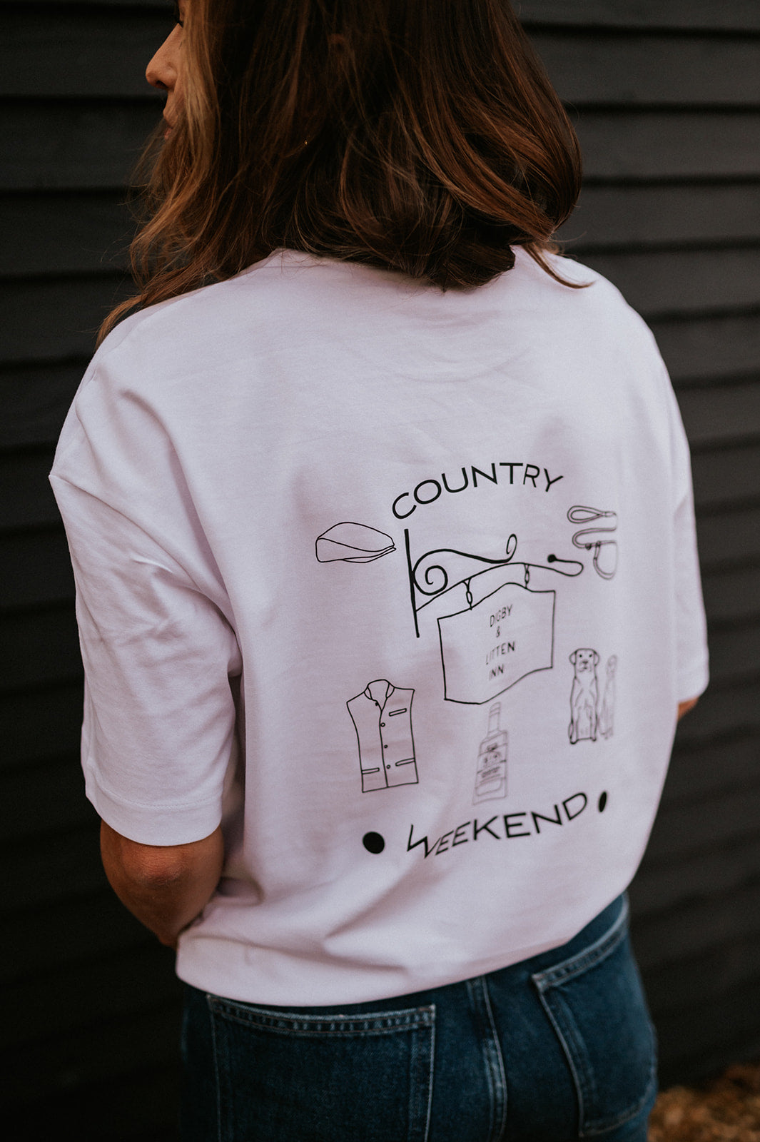 White Country Weekend T-shirt