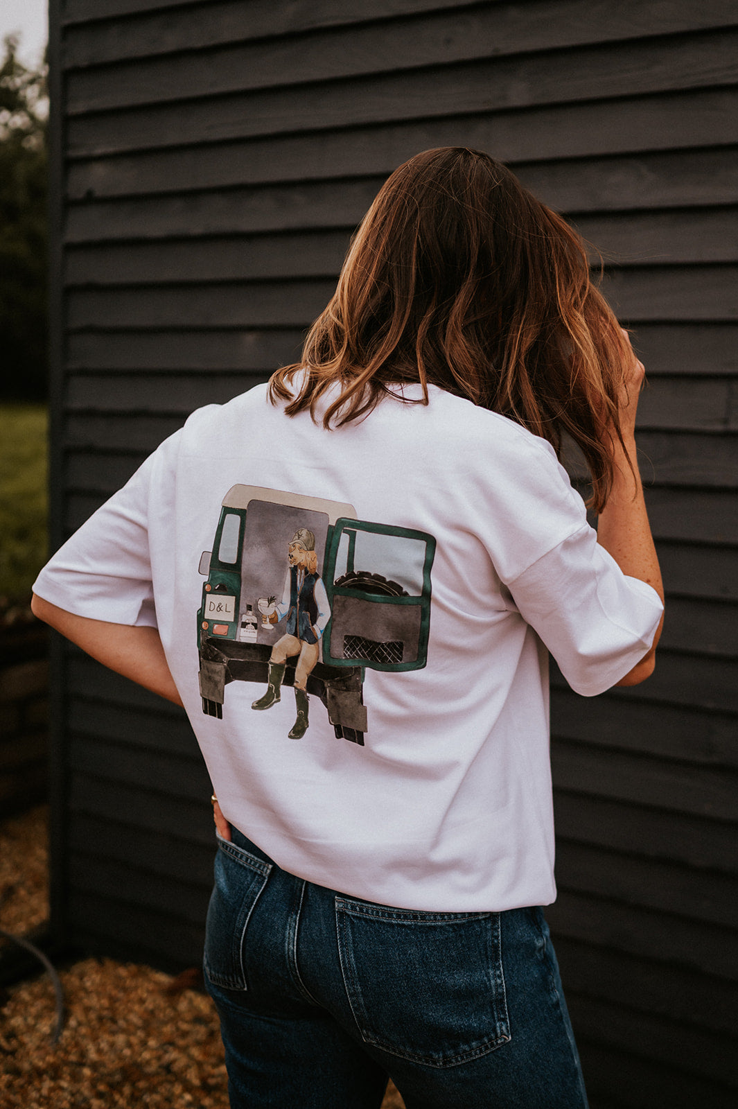 Digby Landrover T-shirt - White