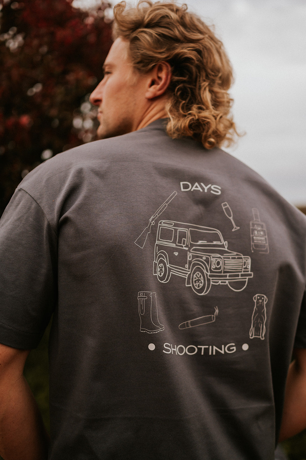 Shooting Days T-shirt Charcoal