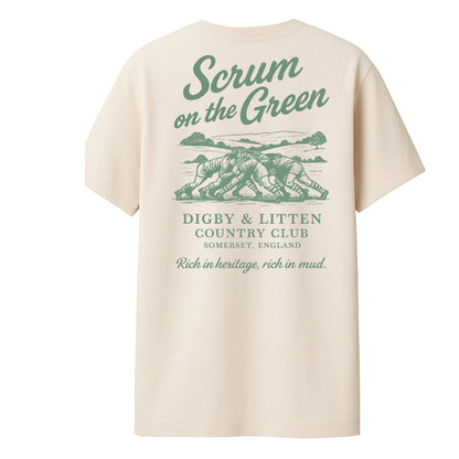 Digby &amp; Litten English Rugby T-Shirt — back graphic view.
