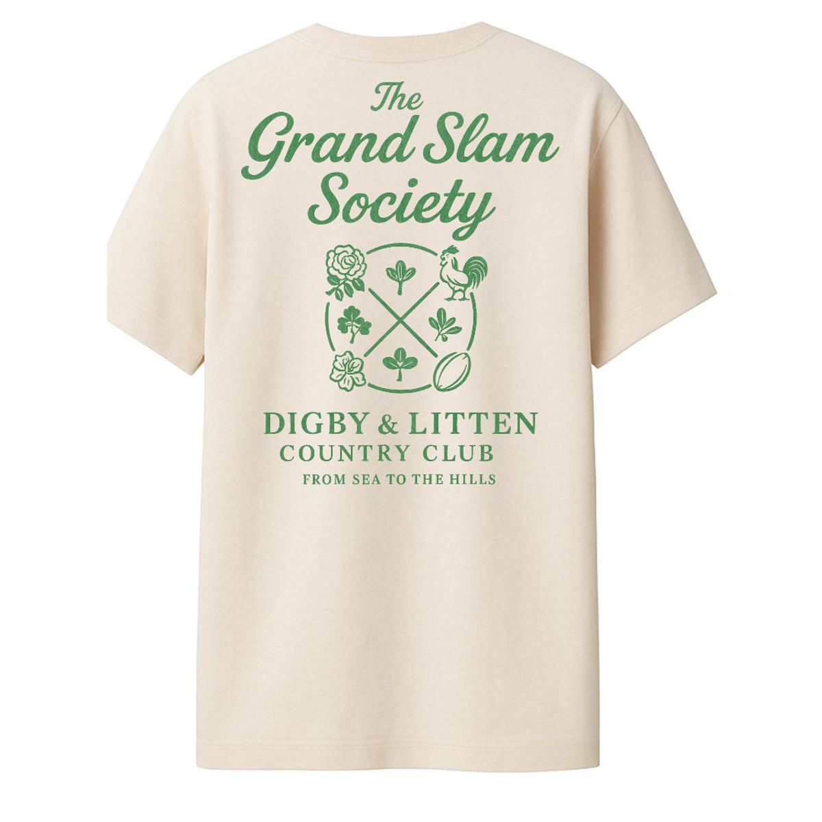 Digby &amp; Litten Grand Slam T-Shirt — back graphic view.