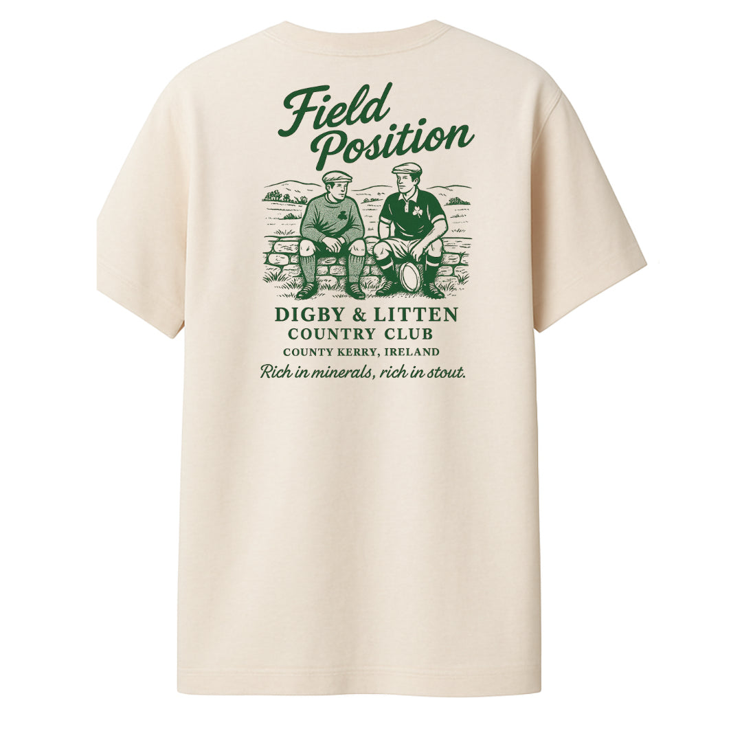 Digby &amp; Litten Irish Rugby T-Shirt — back graphic view.
