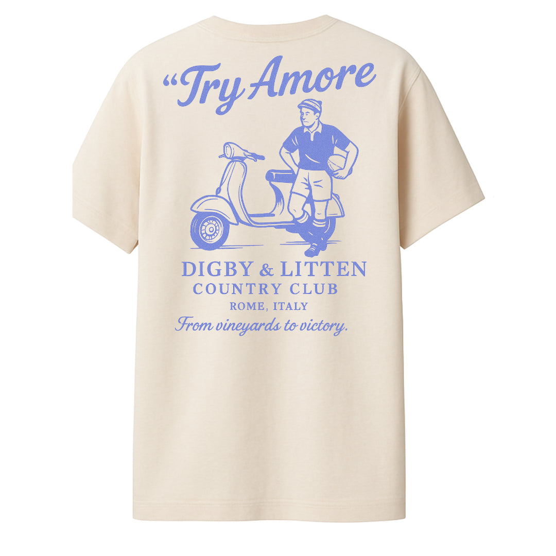 Digby &amp; Litten Italian Rugby T-Shirt — back graphic view.
