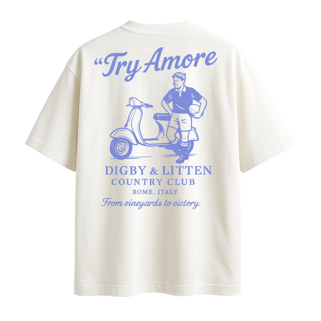 Digby &amp; Litten Italian Rugby T-Shirt — back graphic view.