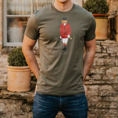 Digby &amp; Litten Hunting Digby T-Shirt — shown worn.