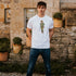 Digby & Litten Shooting Digby T-Shirt — shown worn.