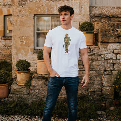 Digby &amp; Litten Shooting Digby T-Shirt — shown worn.