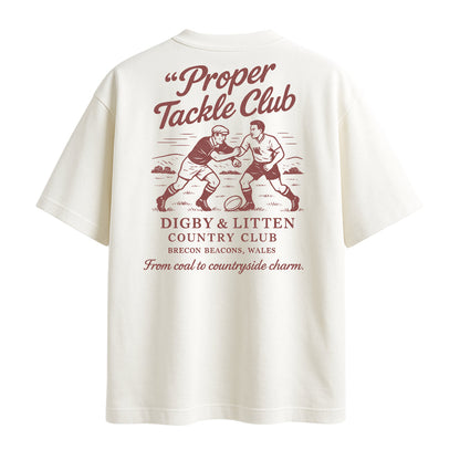 Digby &amp; Litten Welsh Rugby T-Shirt — back graphic view.