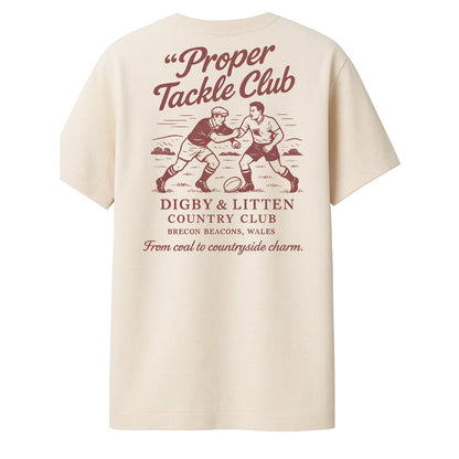 Digby &amp; Litten Welsh Rugby T-Shirt — back graphic view.